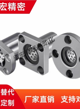 E滚珠衬套直线法兰轴承双籿LBHRW/LBHSW/LBHCW-D8 10 12 13 16 20