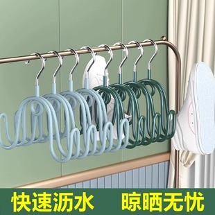挂钩 晾鞋 架阳台防风凉鞋 架室内外晒鞋 子晾晒叠挂衣架家用户外晒鞋