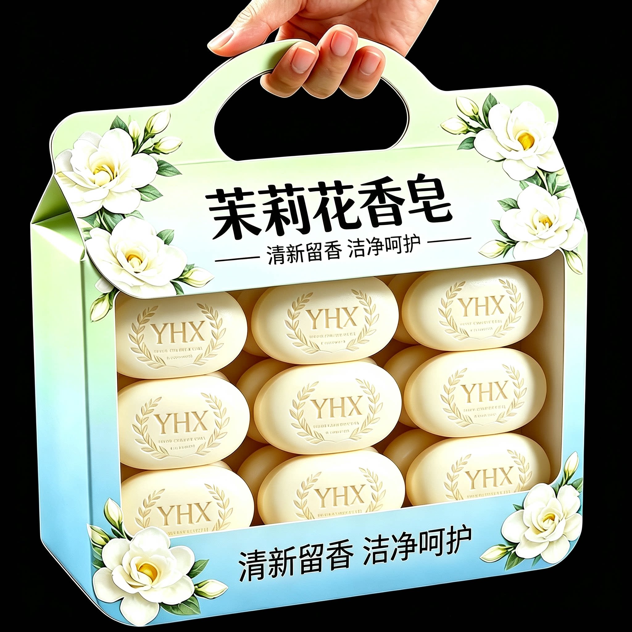 茉莉香氛皂持久留香控油润肤