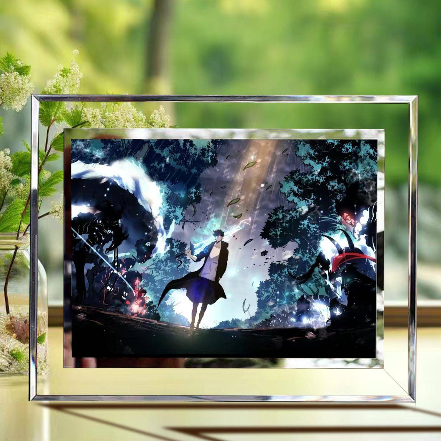 我独自升级漫画程肖宇周边玻璃相框摆件来图定制照片送朋友礼物