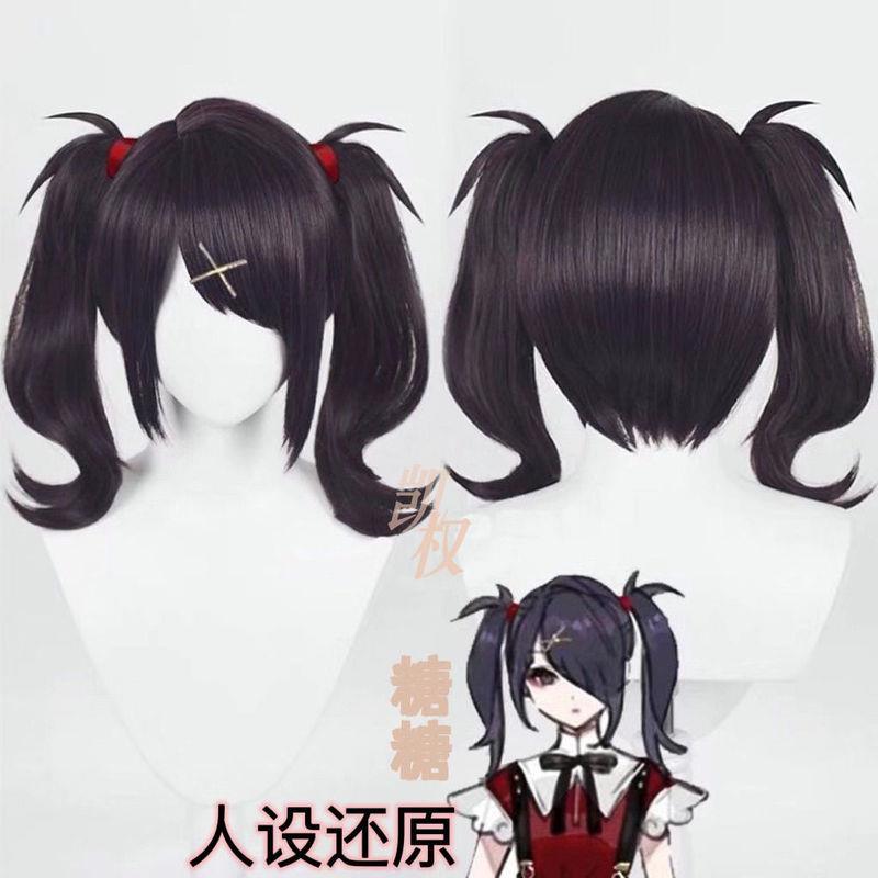 糖糖cos主播女孩重度依赖超天酱cos假发双马尾同款 仿真头皮假毛