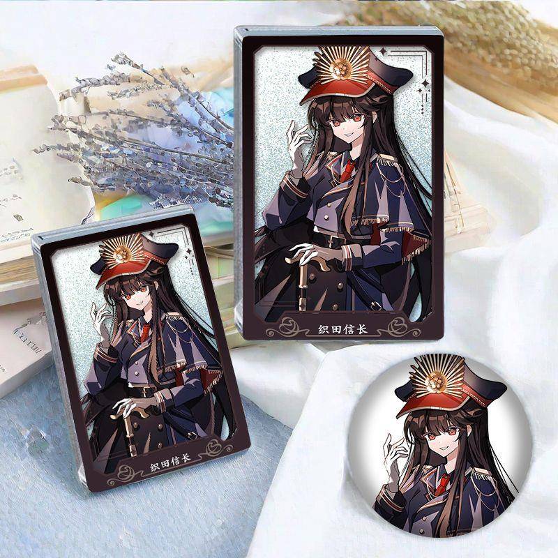 FGO织田信长流沙麻将咕卡吧唧礼物徽章摆件立牌学生创意咕卡砖