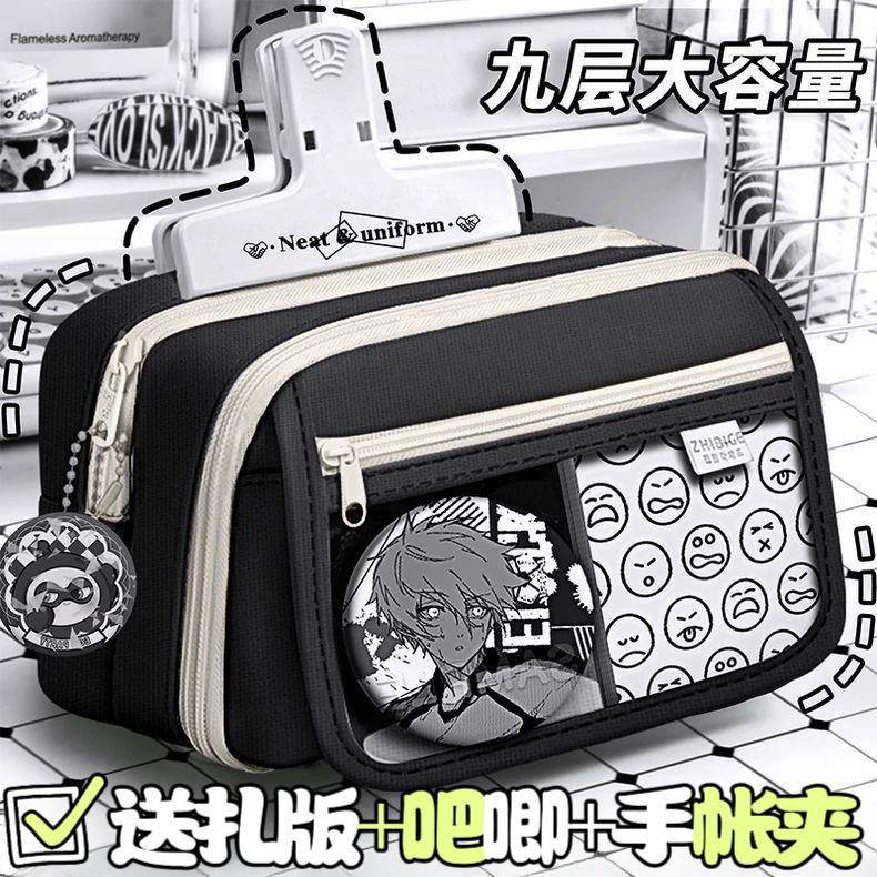 暗藏玄机的文具盒9层超大容量透明笔袋女生2025新款文具盒男孩款