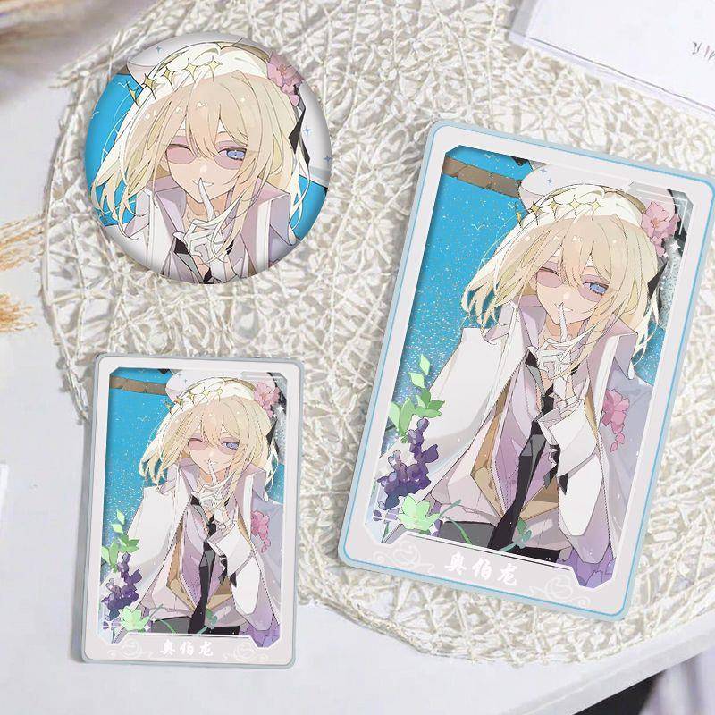 FGO奥伯龙流沙麻将咕卡吧唧徽章摆件立牌学生咕卡砖