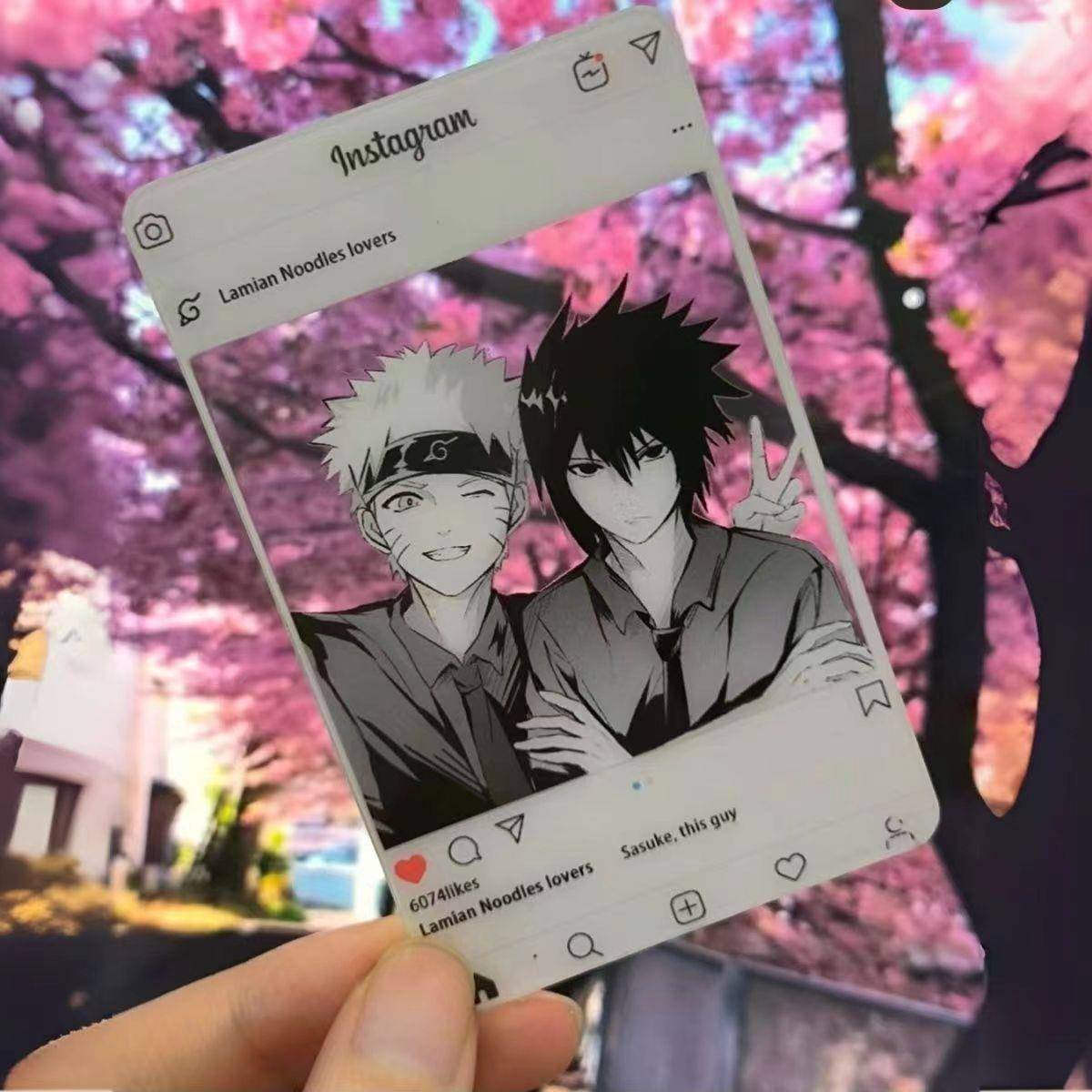 小红书同款火影忍者佐鸣亚克力透卡送闺蜜朋友高颜值拍照装饰礼物