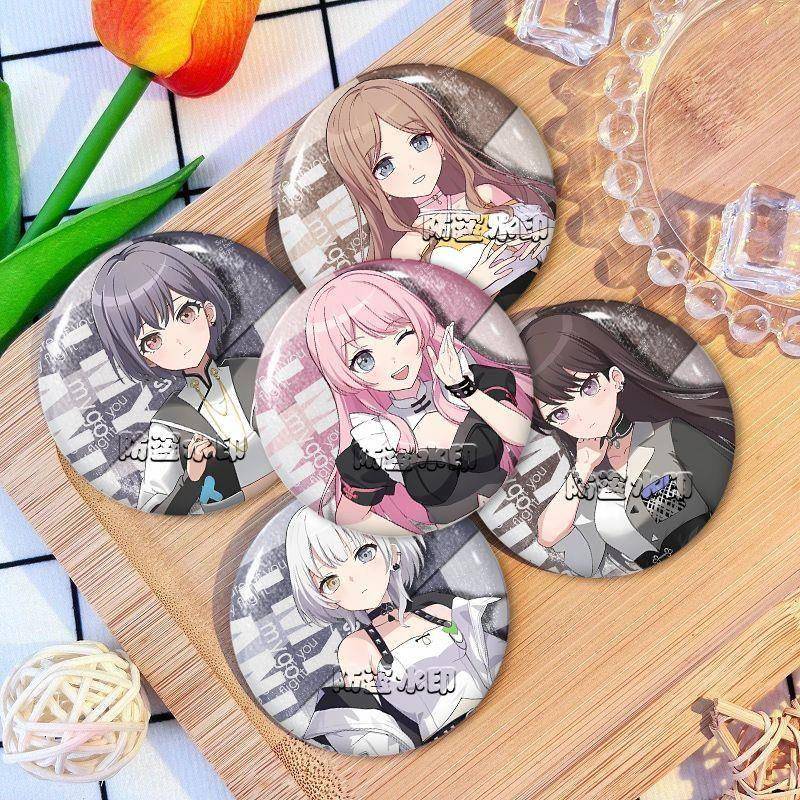 myg联动周边千早爱镭音高松灯o要乐双闪吧唧银葱徽章射胸针奈摆件