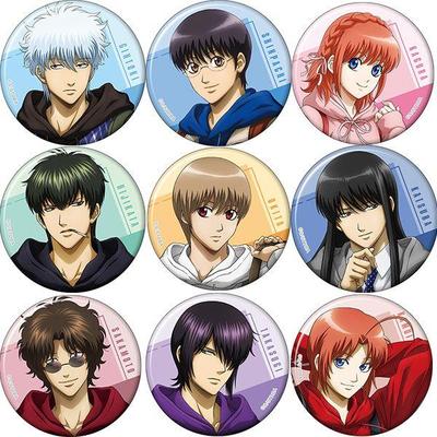 银魂浴衣吧唧动漫周边神乐神威桂小太郎坂田银时谷子cos徽章挂件