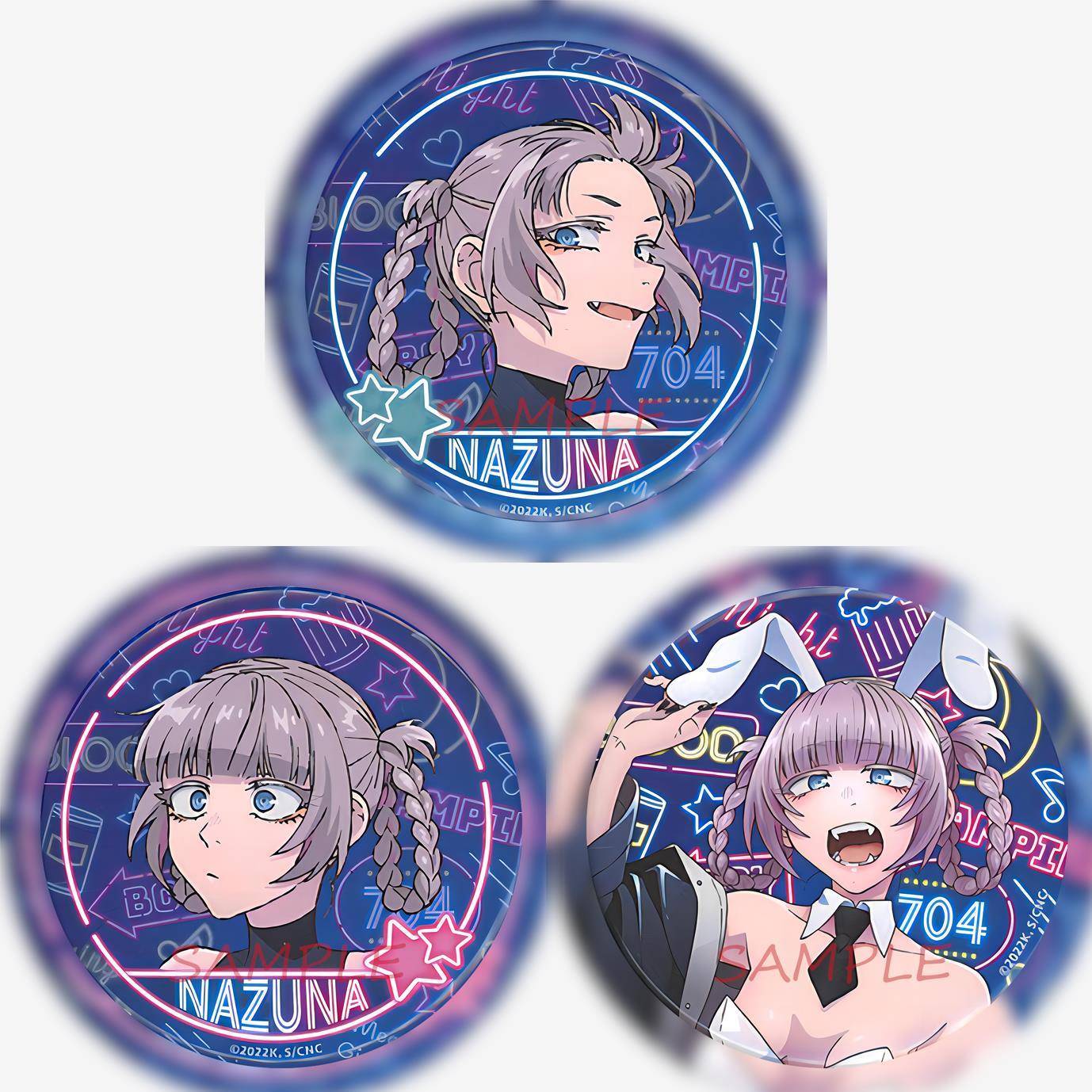 彻夜之歌动漫周边马口铁58MM玻璃镭射徽章七草荠吧唧谷子礼物