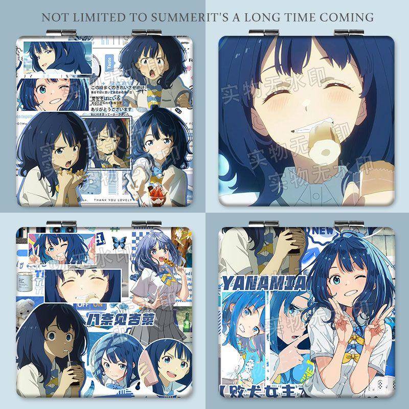 败犬女主太多了周边八奈见杏菜便携化妆镜学生双面折叠随身小镜子