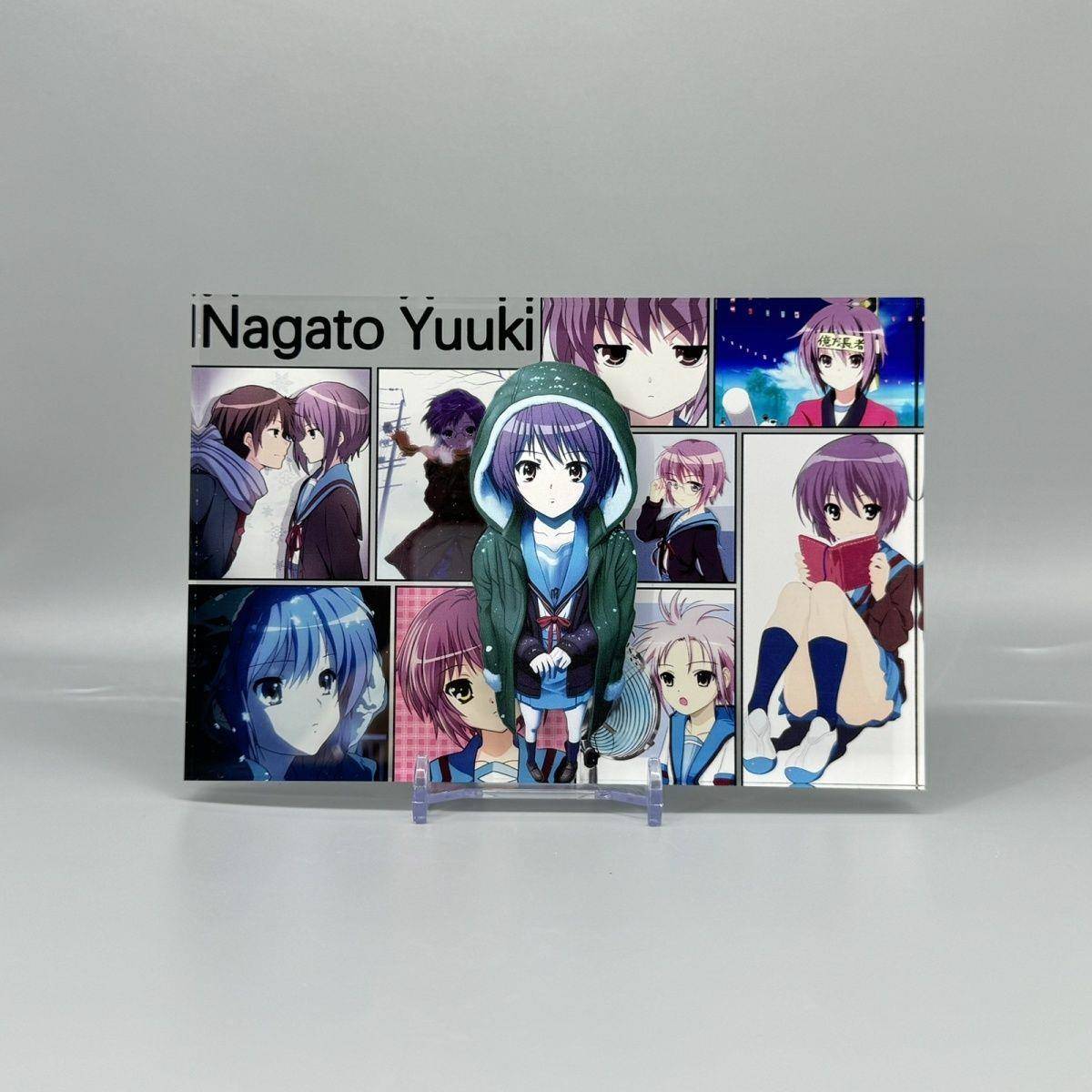 凉宫春日的忧郁长门有希亚克力生日砖动漫二次元谷子立牌周边礼物