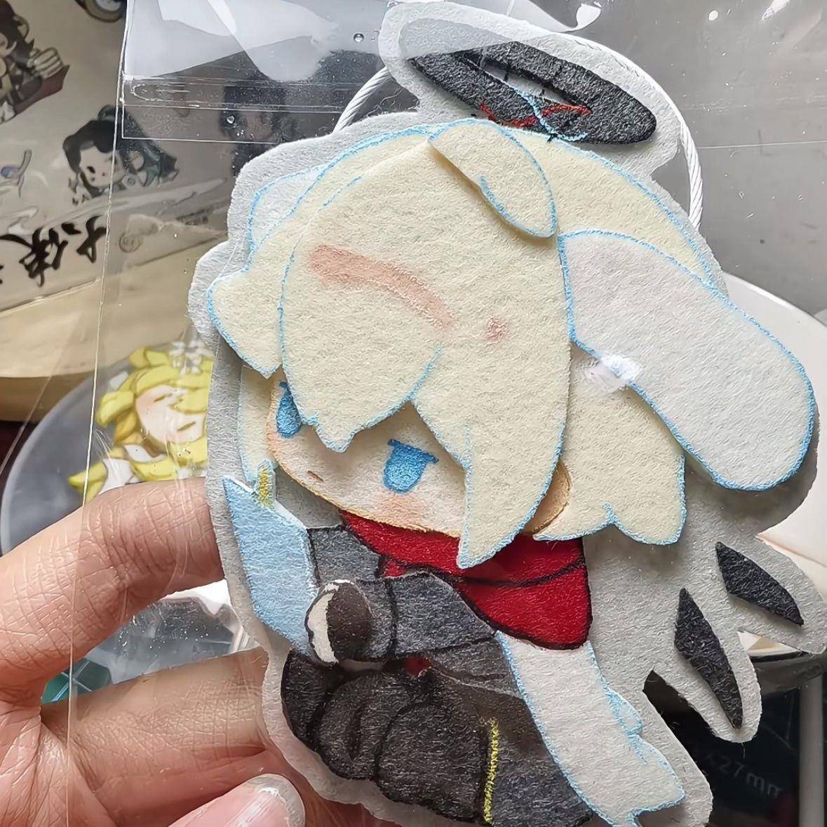 明日方舟圣约送葬人不织布挂件成品高颜值周边书包生日礼物装饰品