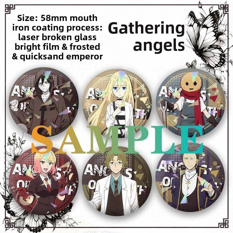 杀戮的天使谷子周边瑞吉儿扎克徽章艾迪凯西葛雷胸针吧唧痛包摆件