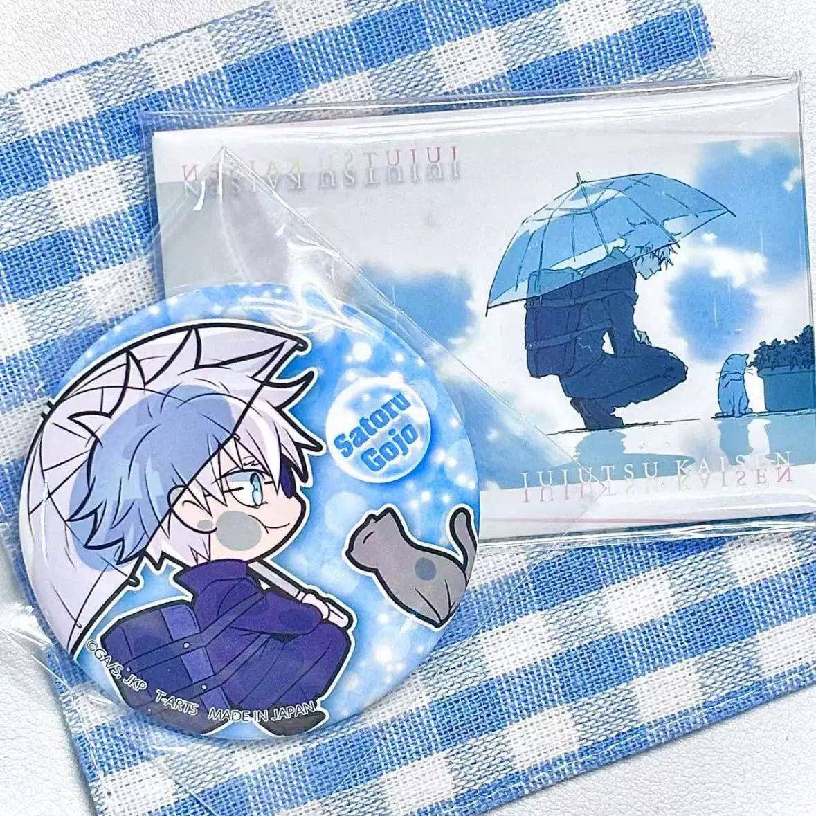 动漫咒术回战五条悟ed雨伞吧唧同人周边小猫吧唧二次元挂件胸章