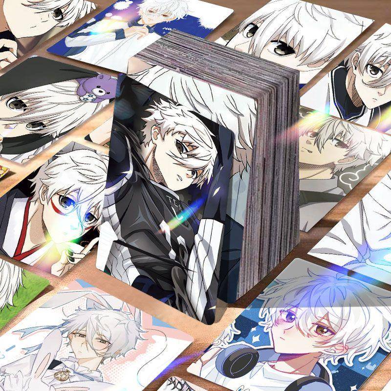 蓝色监狱凪成士郎55张镭射小卡新款高清自印小卡周边LOMO卡明信片