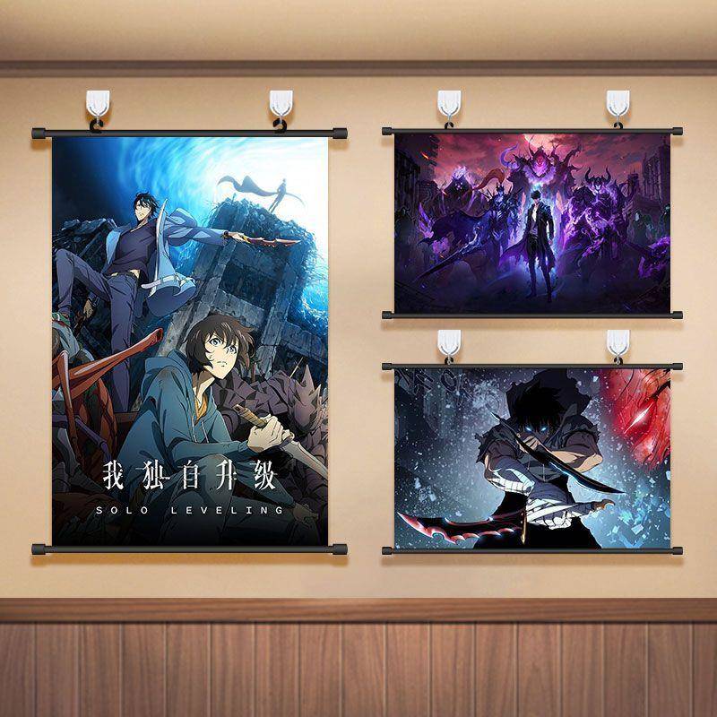 我独自升级程肖宇暗影君王挂画海报动漫周边韩漫寝室壁纸装饰画