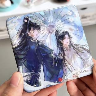 二哈和他的白猫师尊周边一伞尘缘方形吧唧自制精美徽章收藏好物