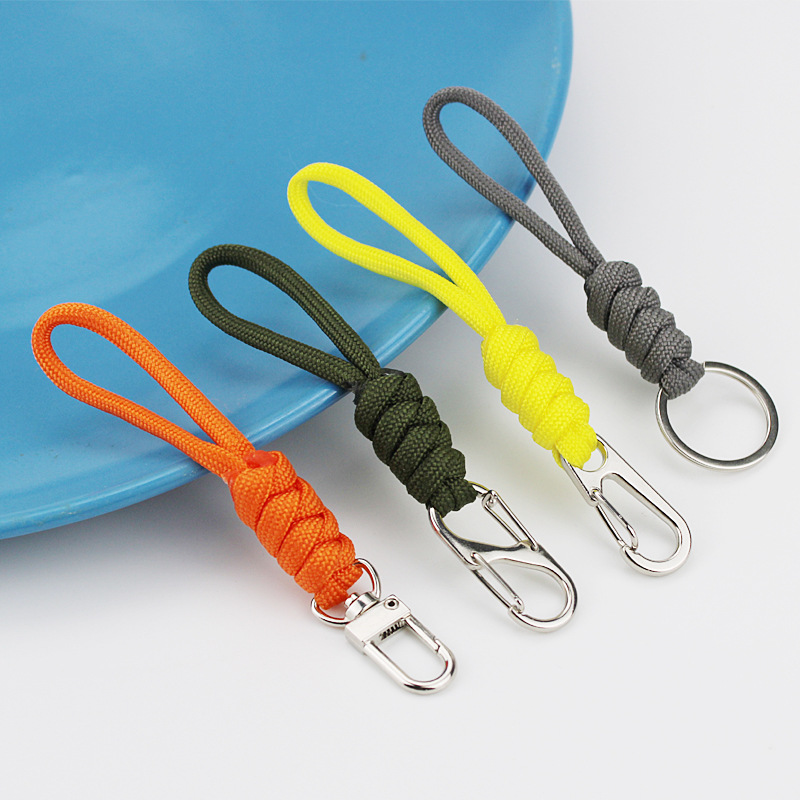新款钥匙扣指环挂绳防丢扣迷你钥匙扣快拆钩防掉锁匙指环扣挂绳