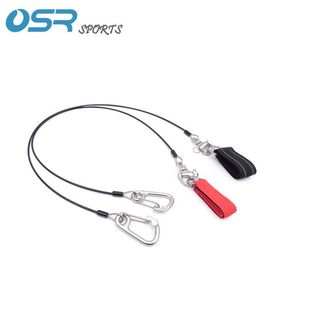 自由潜安全绳 lanyard 水下运动钩 腕带组合