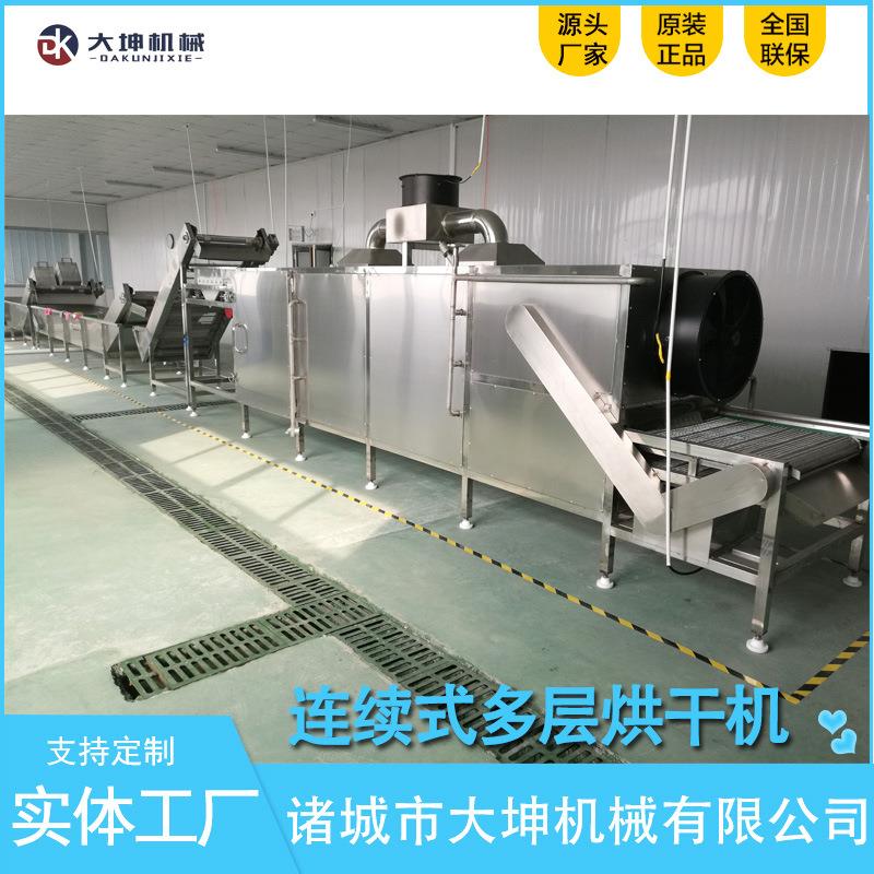 连续式梅西干烘机GYV果干多层热风烘干干线干果五层均匀果干烘干