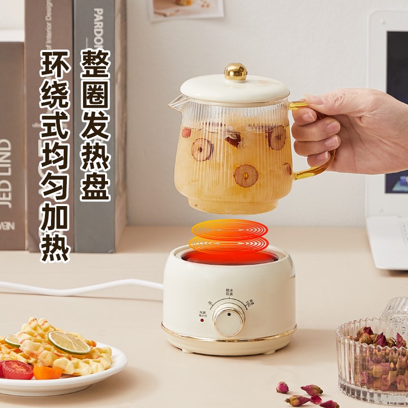 迷你型煮茶器养生壶办公室小型养生花茶壶多功能家用养生杯烧水壶