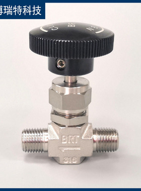 BPF-Z型 20Mpa/3000psi【1/4NPT-M螺纹】316SS采样钢瓶针型阀门