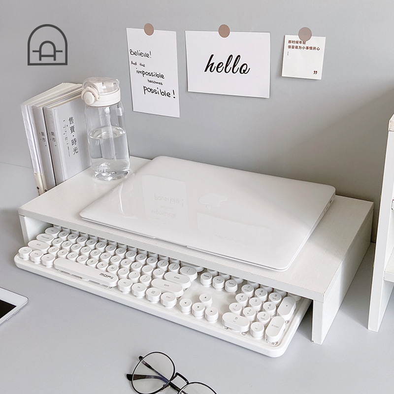 桌面笔记本电脑增高架宿舍好物办公室台式显示器书桌上置物架收纳