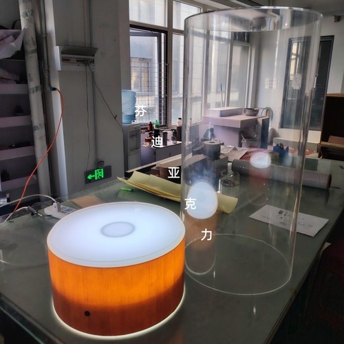 亚克力发光广告台化妆品展示台