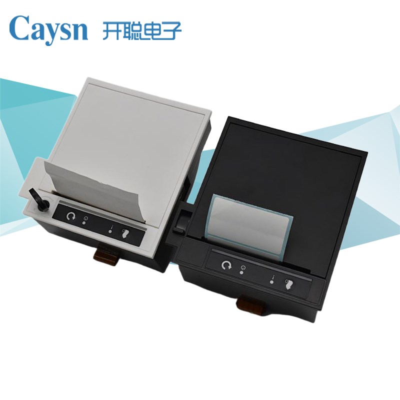 开聪80mm热敏打印单晶片12v/24v串冰口USB票据标签嵌入式印表机模