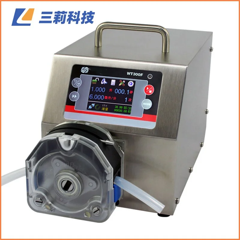 大流量蠕动泵 WT300F分配智能型蠕动泵 KZ25泵头双通道蠕动泵