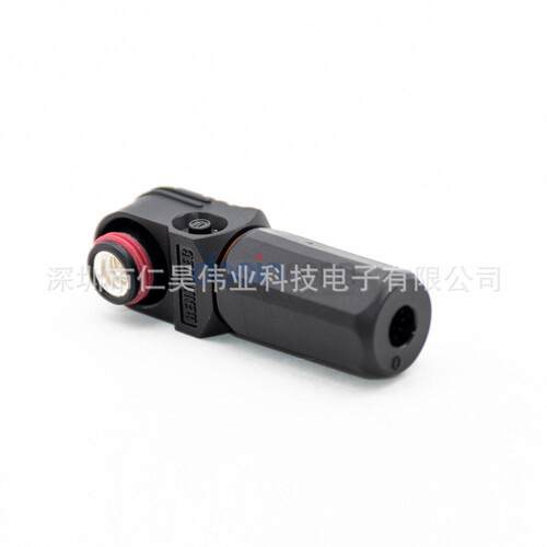 renhotec 8mm大电流储能连接器120A150A200A 弯插头