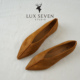 Lux 女 尖头单鞋 Seven琥珀流光棕 奢级进口马毛女巫鞋
