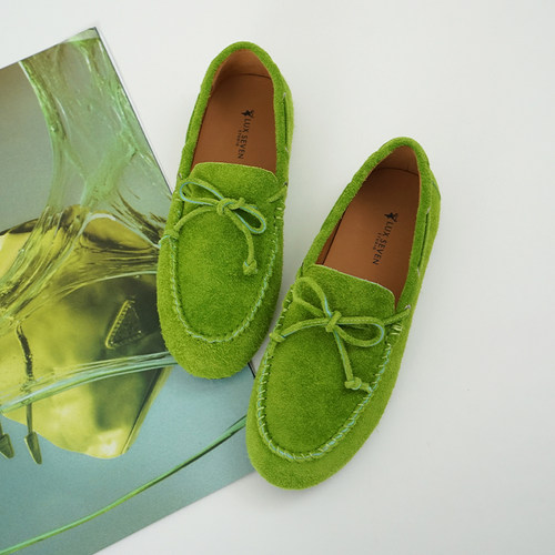 Lux Seven蝴蝶结平底乐福鞋懒人豆豆鞋女