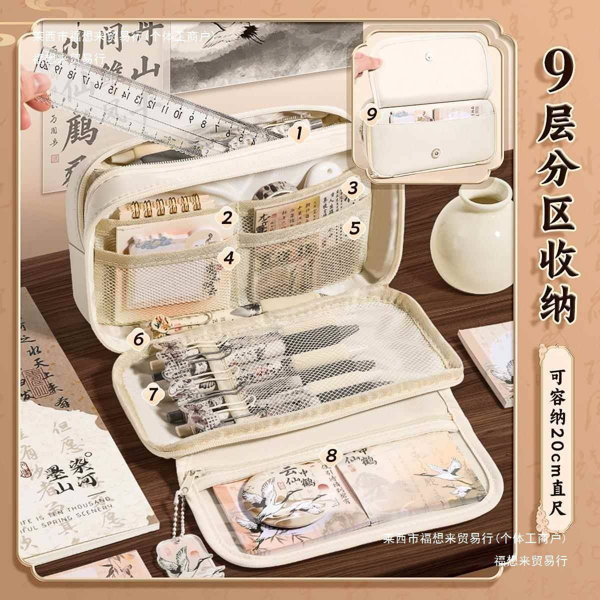 高颜值大容量文具盒女孩铅笔袋透明新款男生小学生小众男孩不包邮