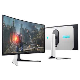 外星人ALIENWARE 32英寸曲面显示器低蓝光游戏电脑高刷屏AW3225QF