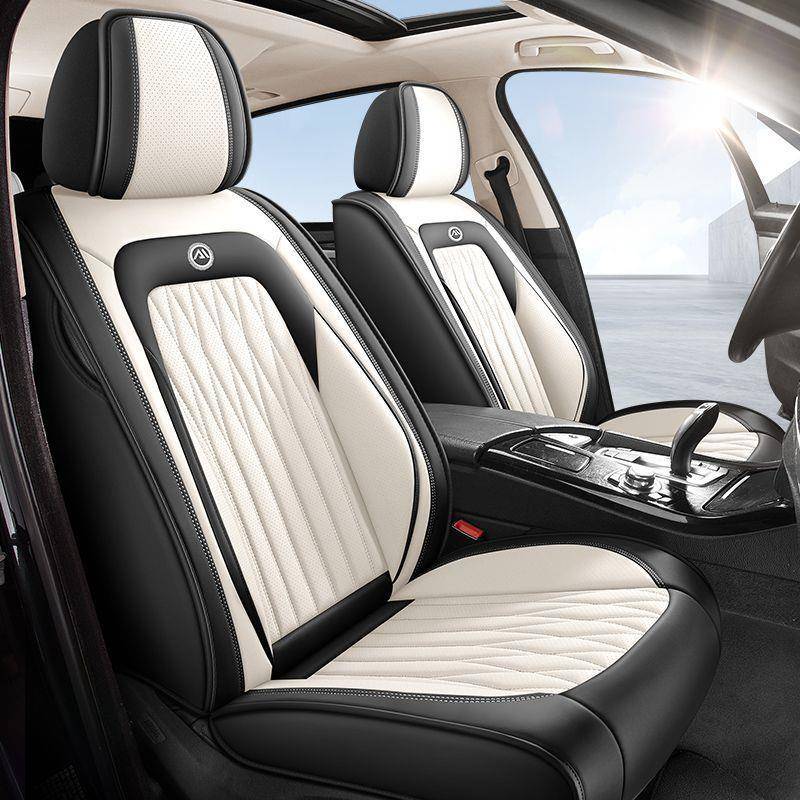 全包围加厚透气纳帕皮四季通用汽车坐垫男女时尚商务座椅