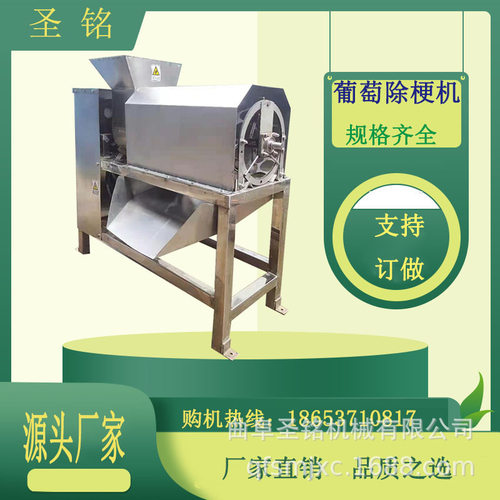 大容量长葡萄除梗机不锈钢葡萄干去蒂机商用蓝莓打浆前除梗设备