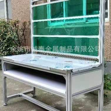 宁波杭州防静电工作台带灯单双面操作台电子车间流水线打包台