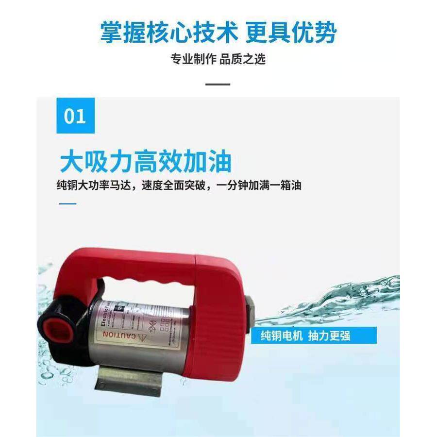柴油抽油泵正反转12v24v220v自吸泵枪停泵停计量自封枪加油机油泵