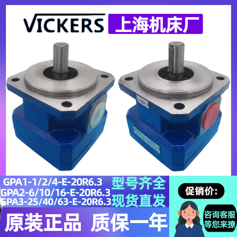 上海机床厂油泵GPA3-25/40/63-E-20R6.3海绵发泡机内啮合齿轮泵