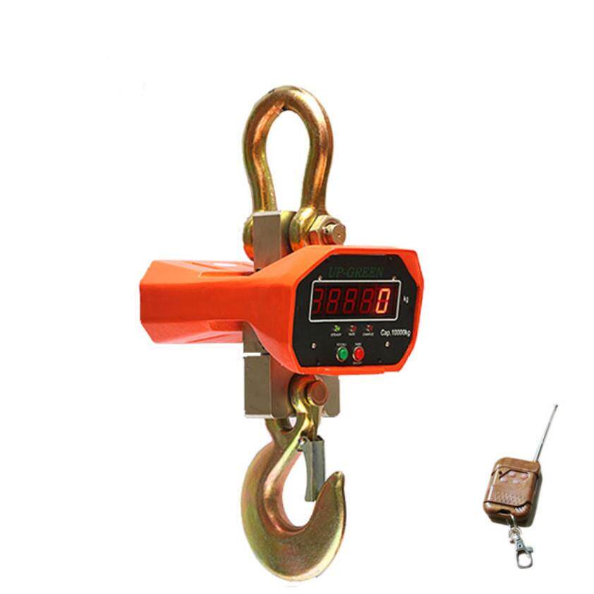 菲轩电子OCS-W型直视电子吊秤10t吊秤无线遥控操作1-10t吊钩秤