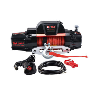 厂家销售 电动绞盘 连体款12000磅越野自救互救的良品汽车绞盘