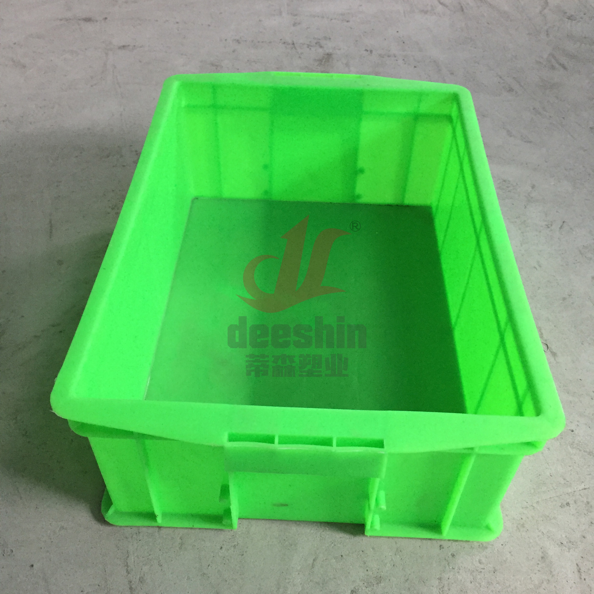 450-160塑料中转箱 450*320*160塑胶箱 车间轴承箱塑胶物流周转箱