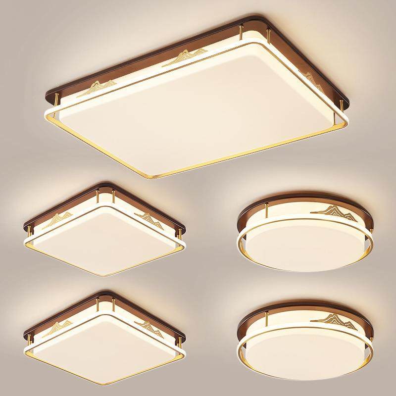 新中式吸顶灯铜木长方形客厅灯餐厅灯灯具套餐中国风实木卧室灯,鲜花速递/花卉仿真/绿植园艺,割草机/草坪机,淘宝优惠券,粉丝福利购,淘宝优惠卷