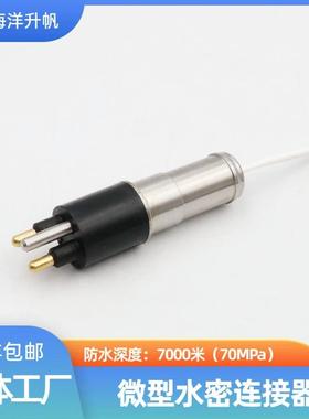 海洋升帆深水水密连接器圆形橡胶2芯压力平衡充油PBOF性能稳定