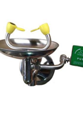 双口洗眼器304不锈钢洗眼器挂壁式洗眼器BTG31接墙式洗眼器