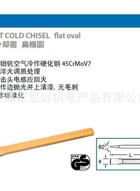 62019吉多瑞扁冷却凿7698720/8698990/8699020