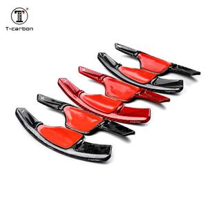 真碳纤维方向盘换档拨片适用凯迪拉克CT4CT5XT6XT4改装 加长换档贴