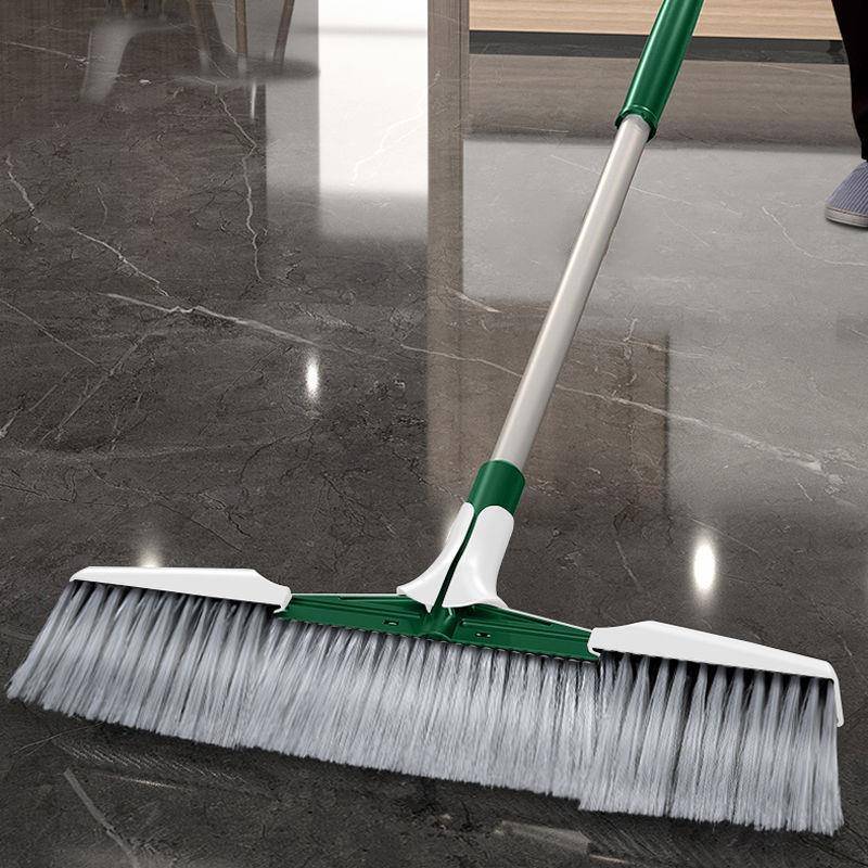 大容量扫把簸箕组合商用室内外干湿两用不缠绕加粗钢丝扫帚