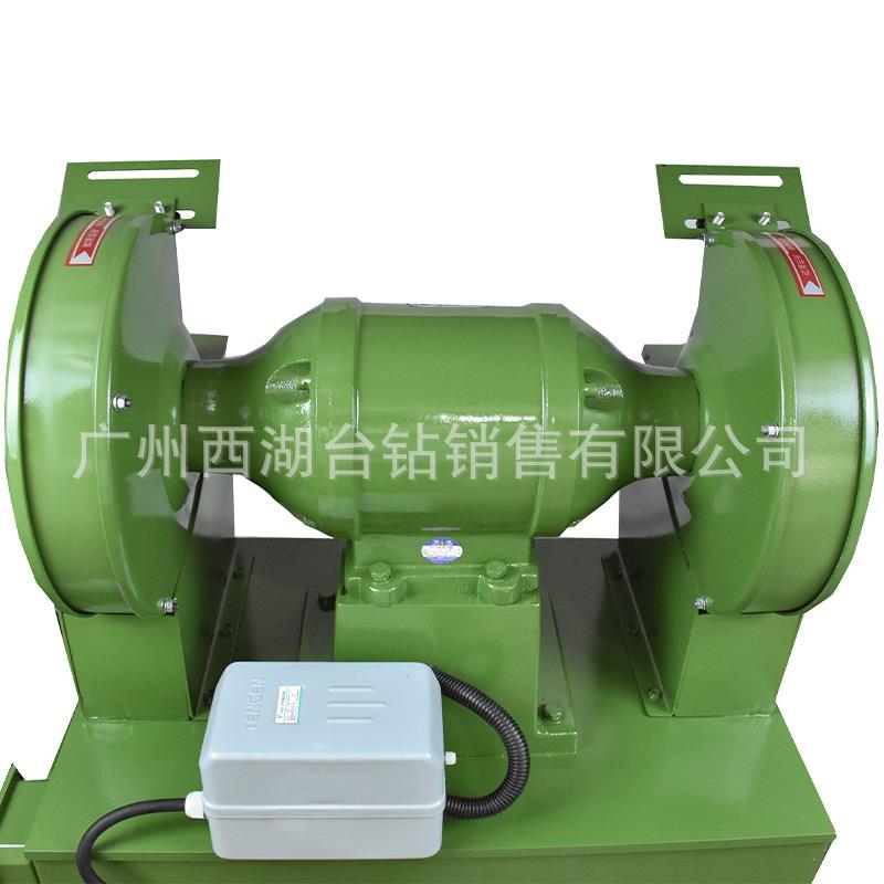 杭州台钻除尘式砂轮机M3325电机防尘台式抛光打磨机工作台