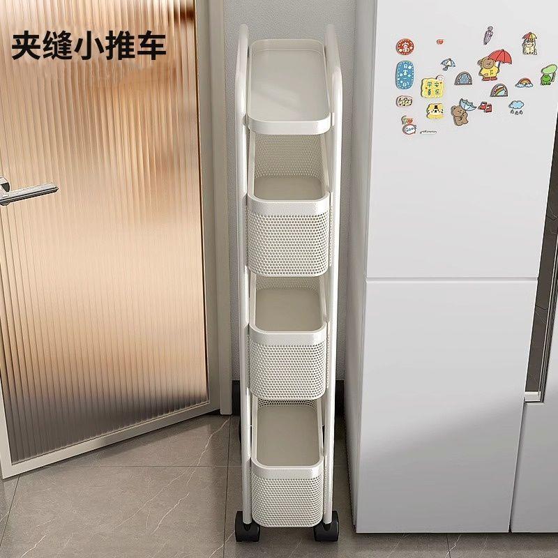 家用蔬菜置物架厨房简易储物架钢材强承重浴室落地洗漱用品收纳架